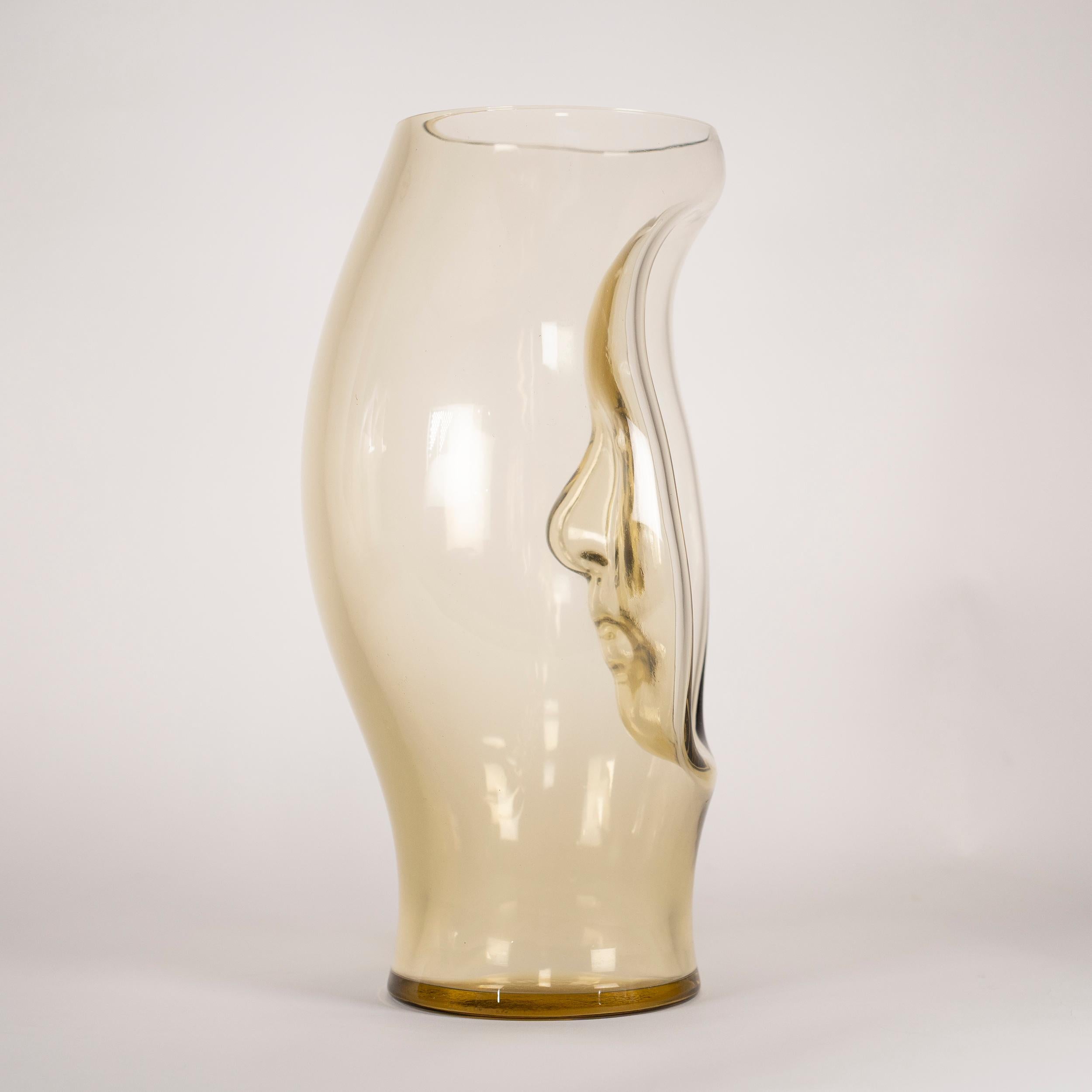 Venini vaso Paglia di Murano in vetro di Murano Edizione numerata 14, firmato 2014 in vendita 7