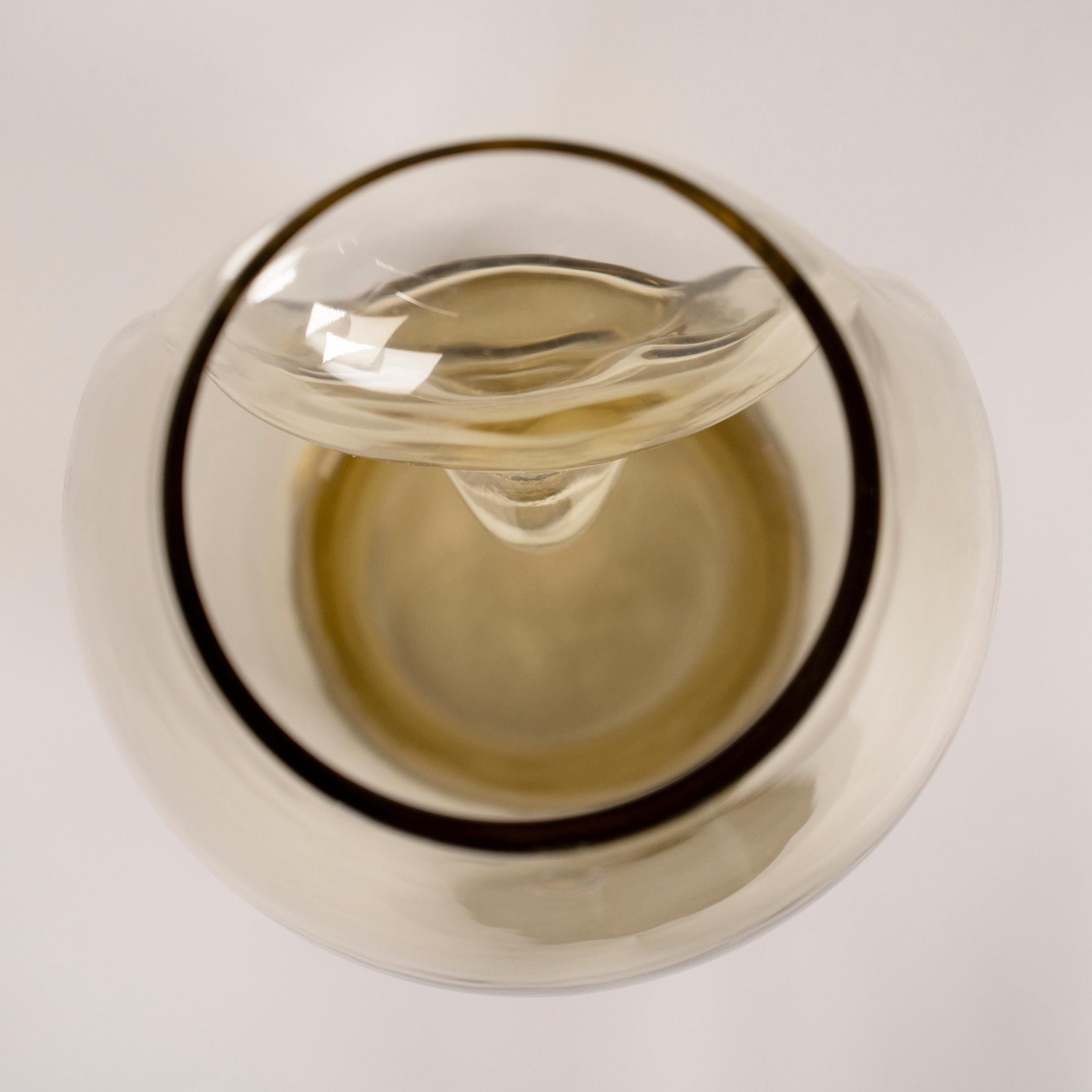 XXI secolo e contemporaneo Venini vaso Paglia di Murano in vetro di Murano Edizione numerata 14, firmato 2014 in vendita