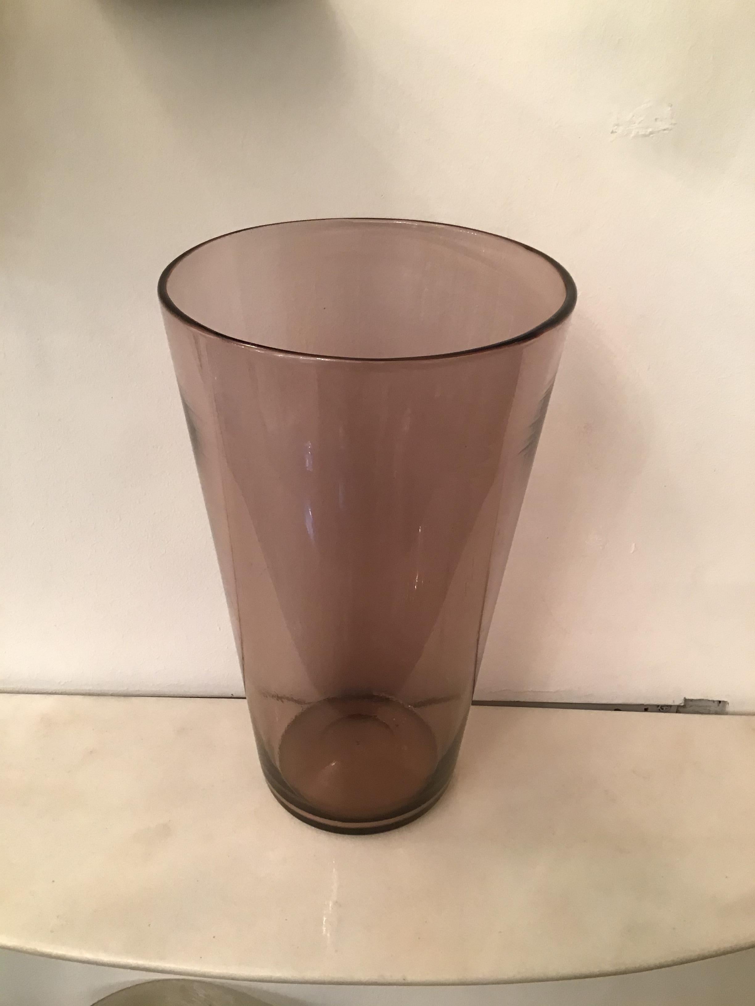 Other Venini Vase Murano Glass “Flavio Poli” 1950 Italy For Sale