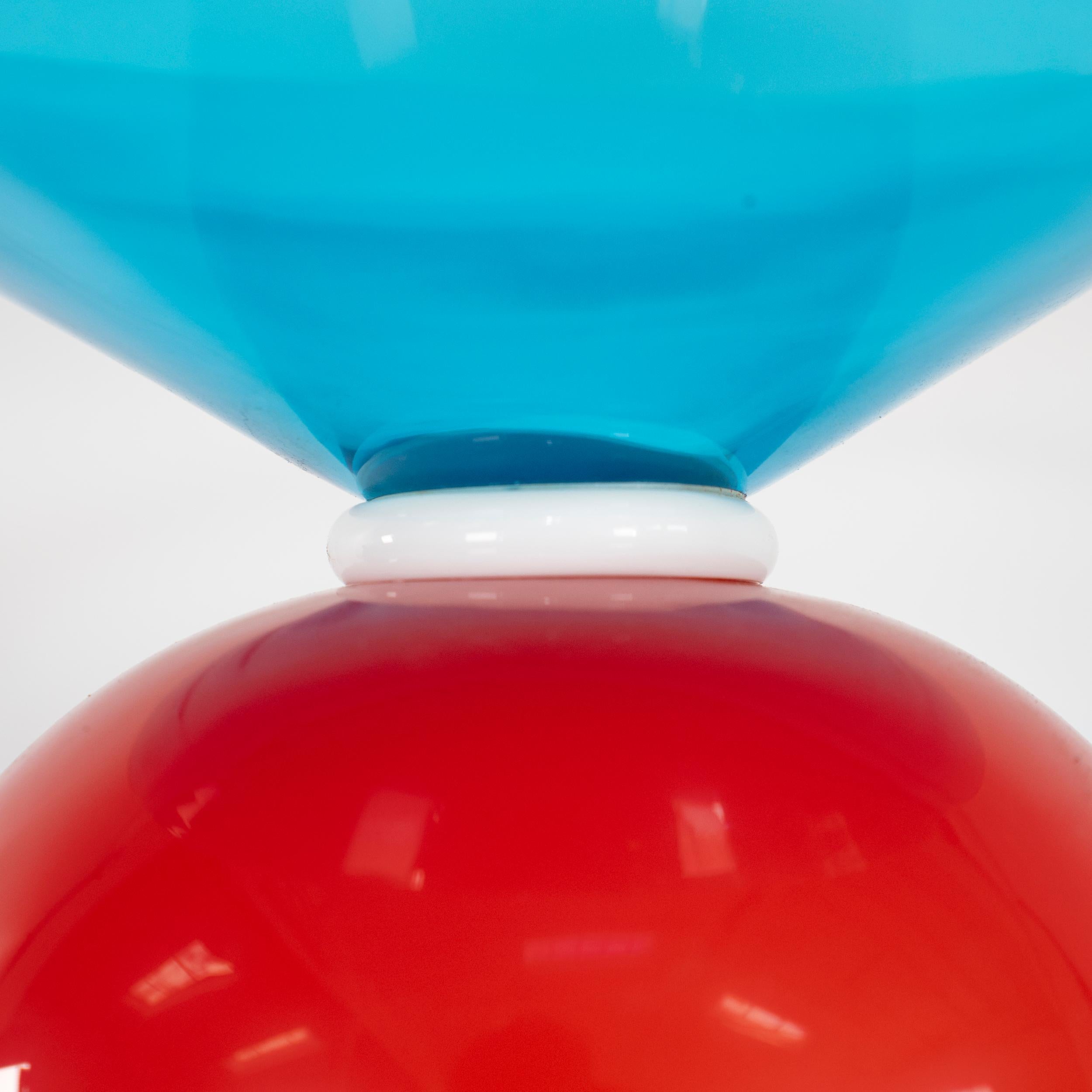 XXI secolo e contemporaneo Venini vaso Oman in vetro di Murano Edizione numerata 10, firmato 2015 Sottsass in vendita