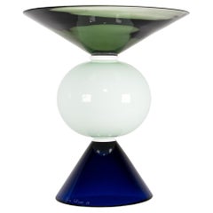 VENINI jarrón Omán de cristal de Murano Edición numerada 17, Firmado 2014 Sottsass