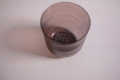 Vaso Venini Tapio Wirkkala Filigrana firmato in vetro artistico italiano, anni '80