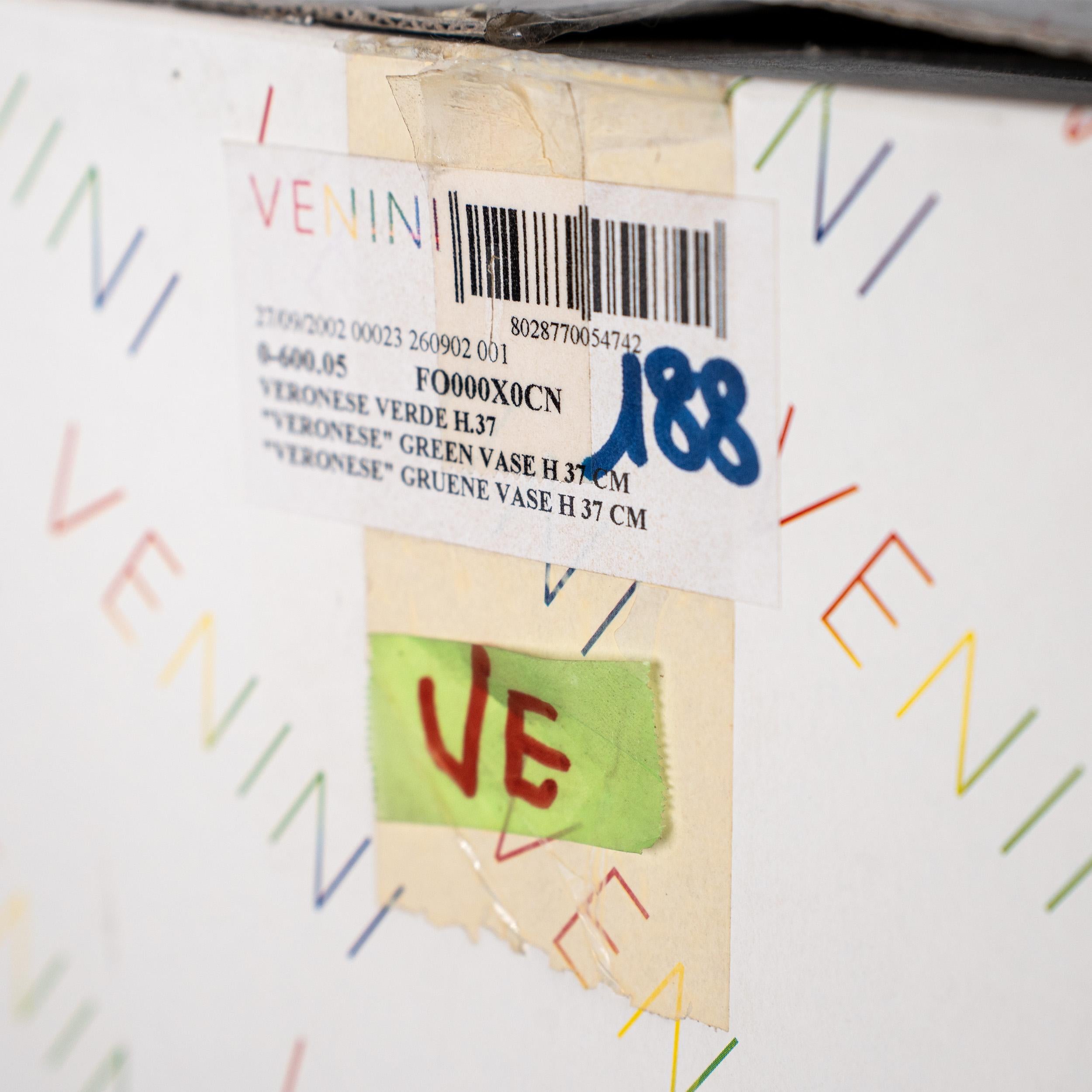 Vaso Venini in vetro di Murano Greene & Greene Edizione Limitata 188/199, Firmato 1996 in vendita 3