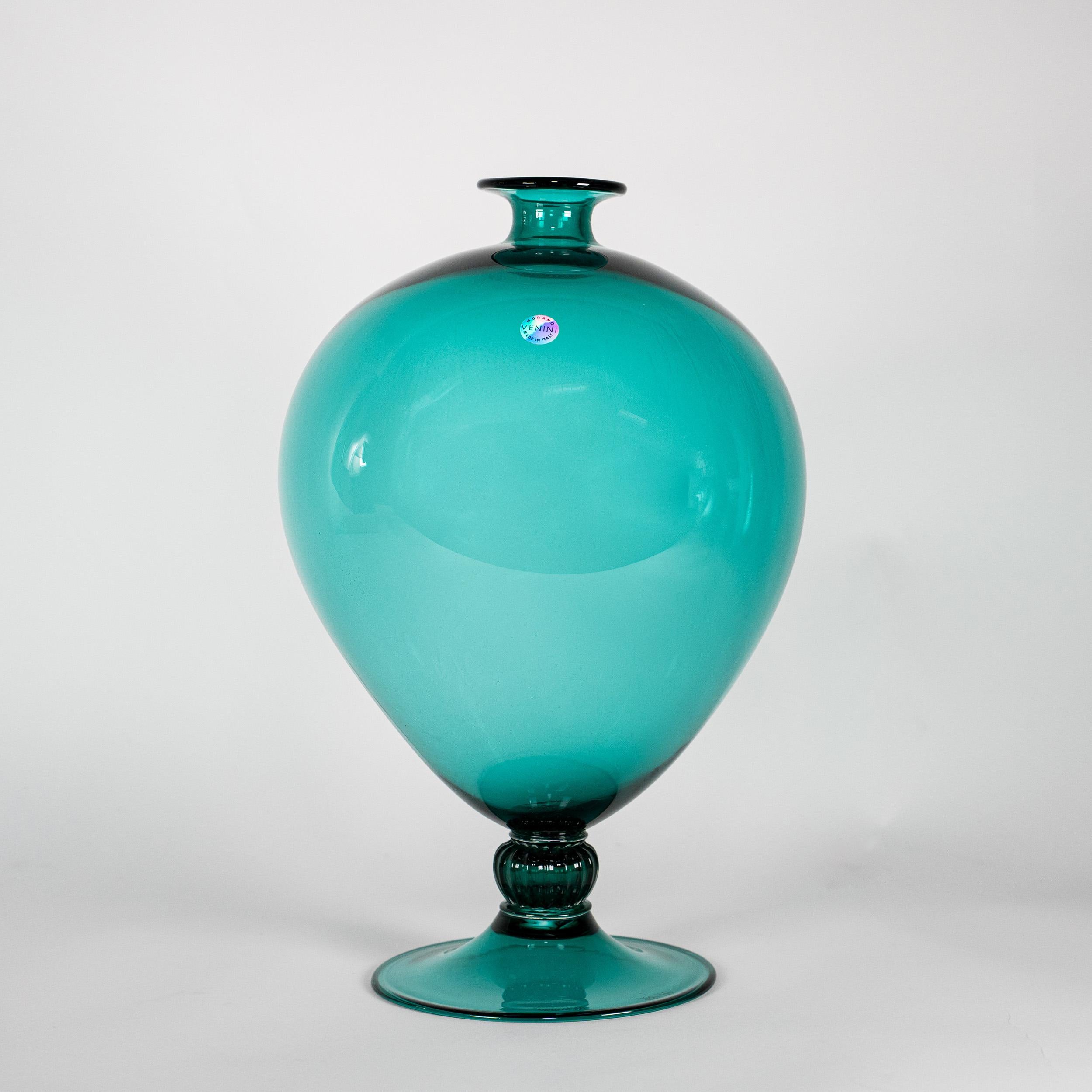 Italiano Vaso Venini in vetro di Murano Greene & Greene Edizione Limitata 188/199, Firmato 1996 in vendita