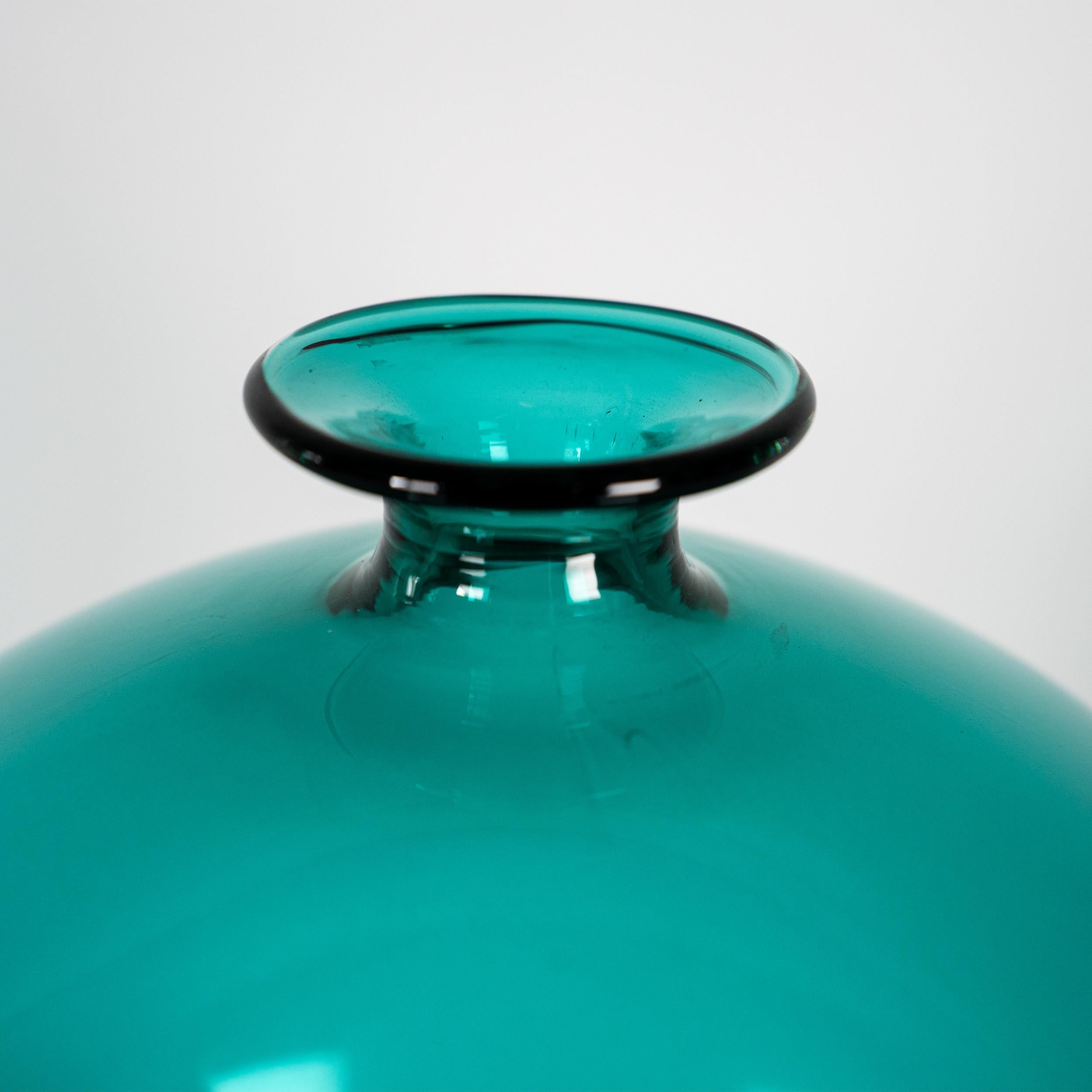 Vetro soffiato Vaso Venini in vetro di Murano Greene & Greene Edizione Limitata 188/199, Firmato 1996 in vendita