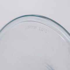 Vaso VENINI “Veronese” in vetro di Murano color acquamarina, edizione firmata 2010, Venezia