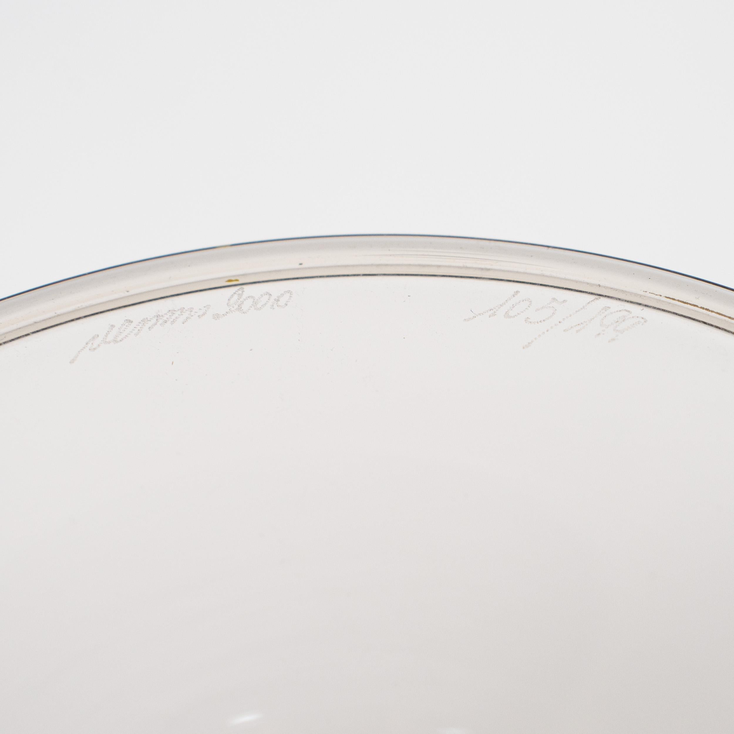 Vetro soffiato VENINI vase Veronese Taupe Grey Murano Glass Limited Edition 105/199 Signed 2000 in vendita