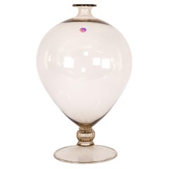 VENINI vase Veronese Taupe Grey Murano Glass Limited Edition 105/199 Signed 2000 VENINI vase Veronese Taupe Grey Murano Glass Limited Edition 105/199 Signed 2000