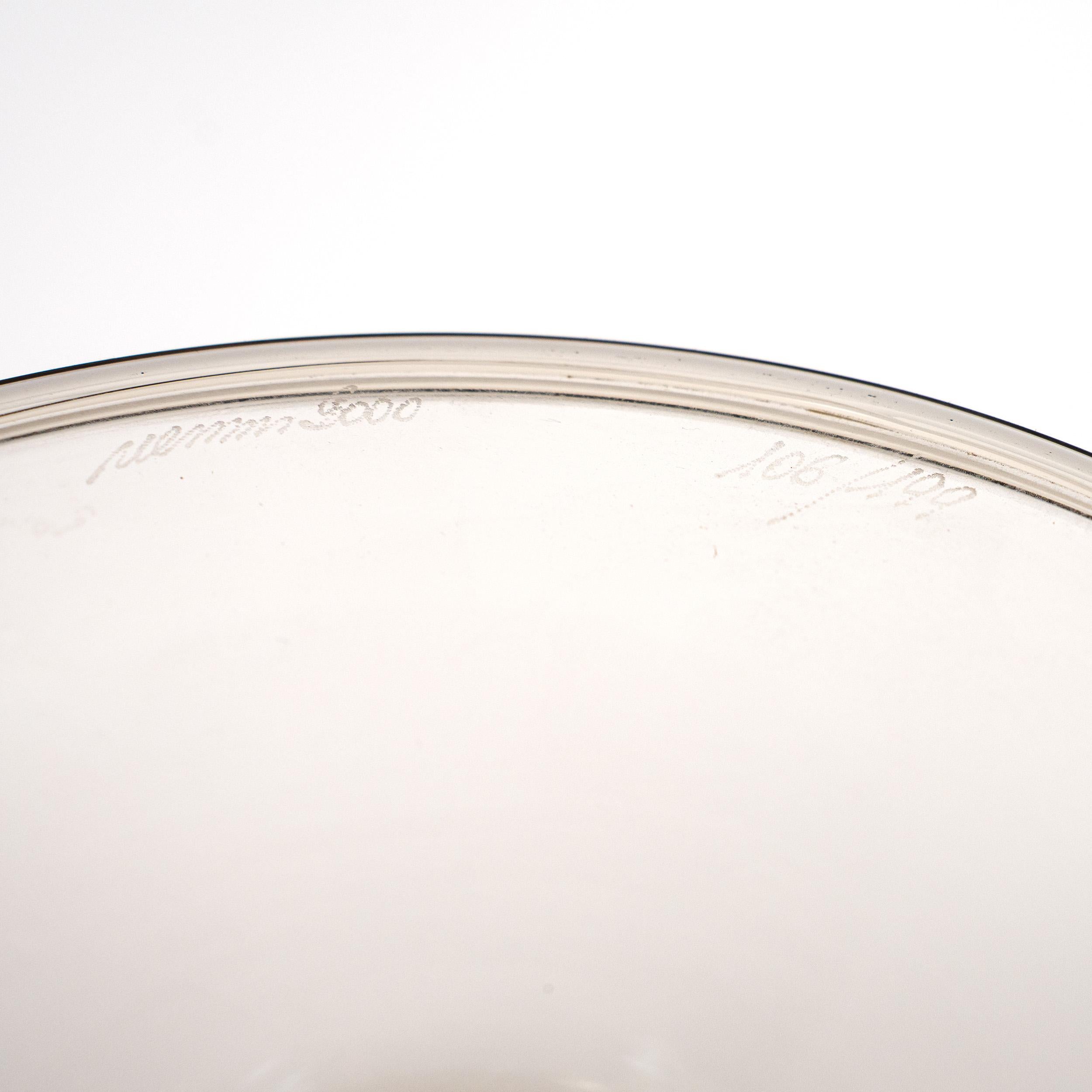 Mid-Century moderno Vaso Venini Veronese Taupe Grey in vetro di Murano Edizione Limitata 106/199 Firmato 2000 in vendita