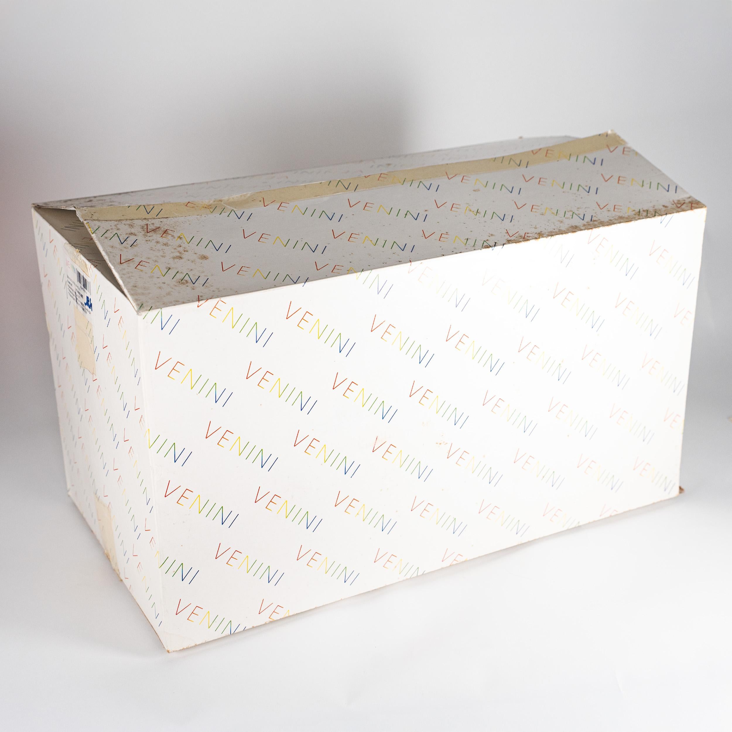 VENINI jarrón Veronés Violeta Cristal de Murano Edición limitada 184/199, Firmado 1997 en venta 3