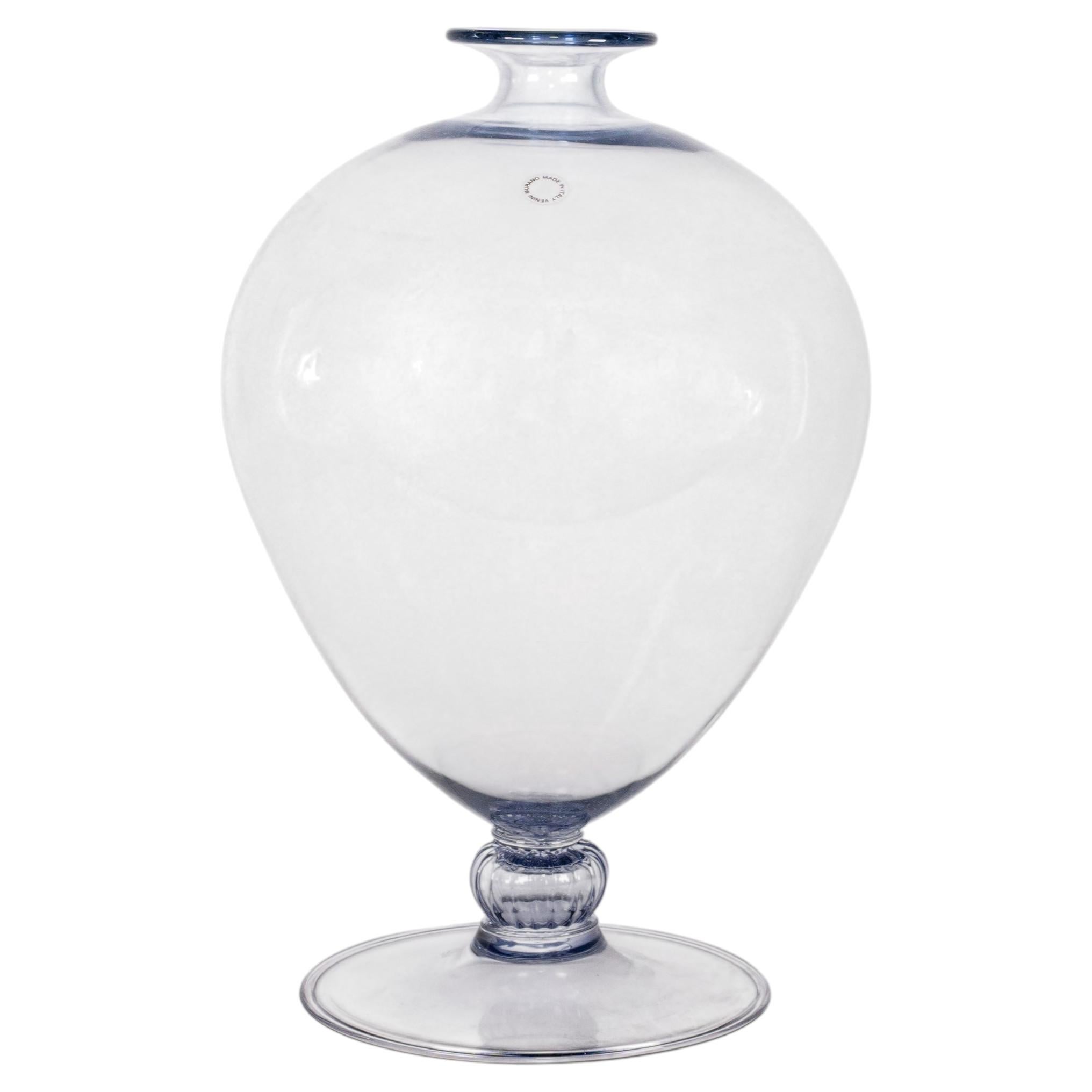 VENINI vase Veronese Wisteria Murano Glass Limited Edition 175/199 Signed 1998