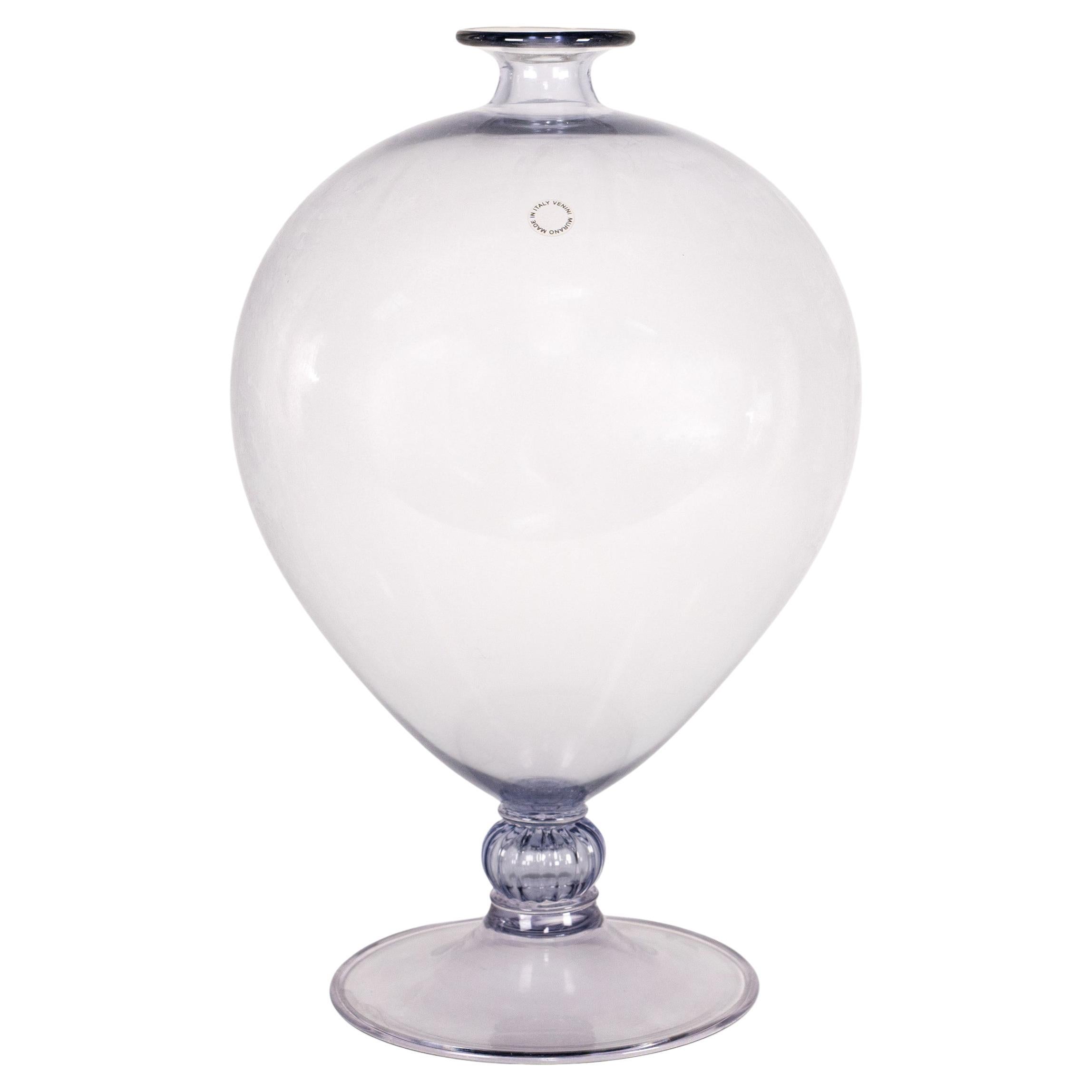 Vaso Venini Veronese Wisteria Vetro di Murano Edizione Limitata 194/199 Firmato 1998