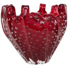 Venini Vase with Controlled Bubbles
