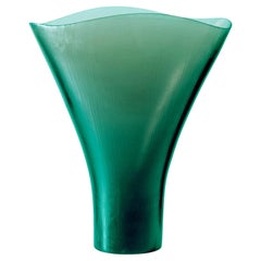 Venini Vaso 516.13 Verde Rio Murano Glass Vase design Tobia Scarpa - Damiani