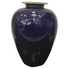 Retro VENINI Vase "Pirelli" Murano Glass 1990 Italy 