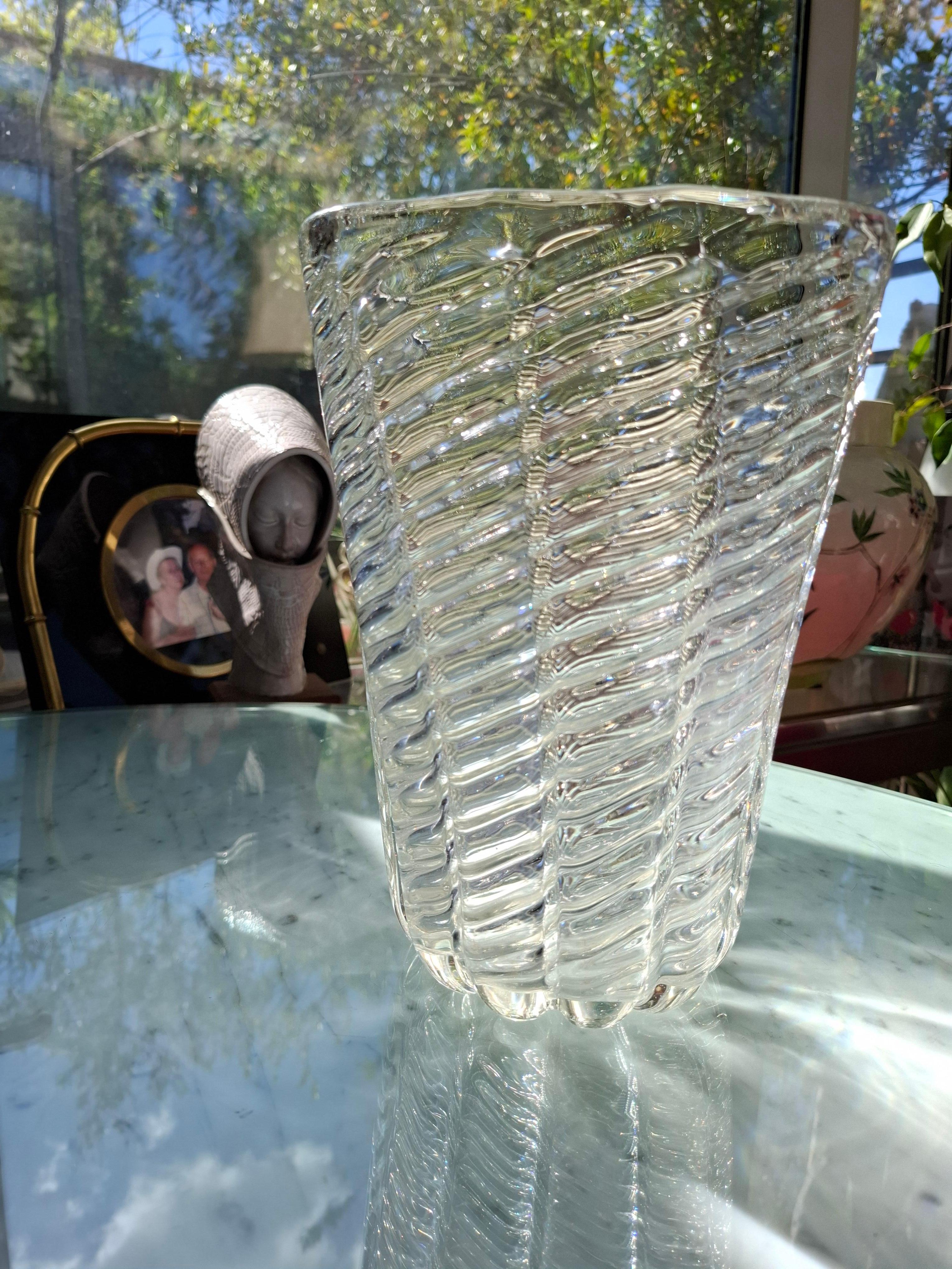 Venini Vaso Vetro di Murano 1950 Italia in vendita 3