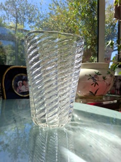 Venini Vaso Vetro di Murano 1950 Italia