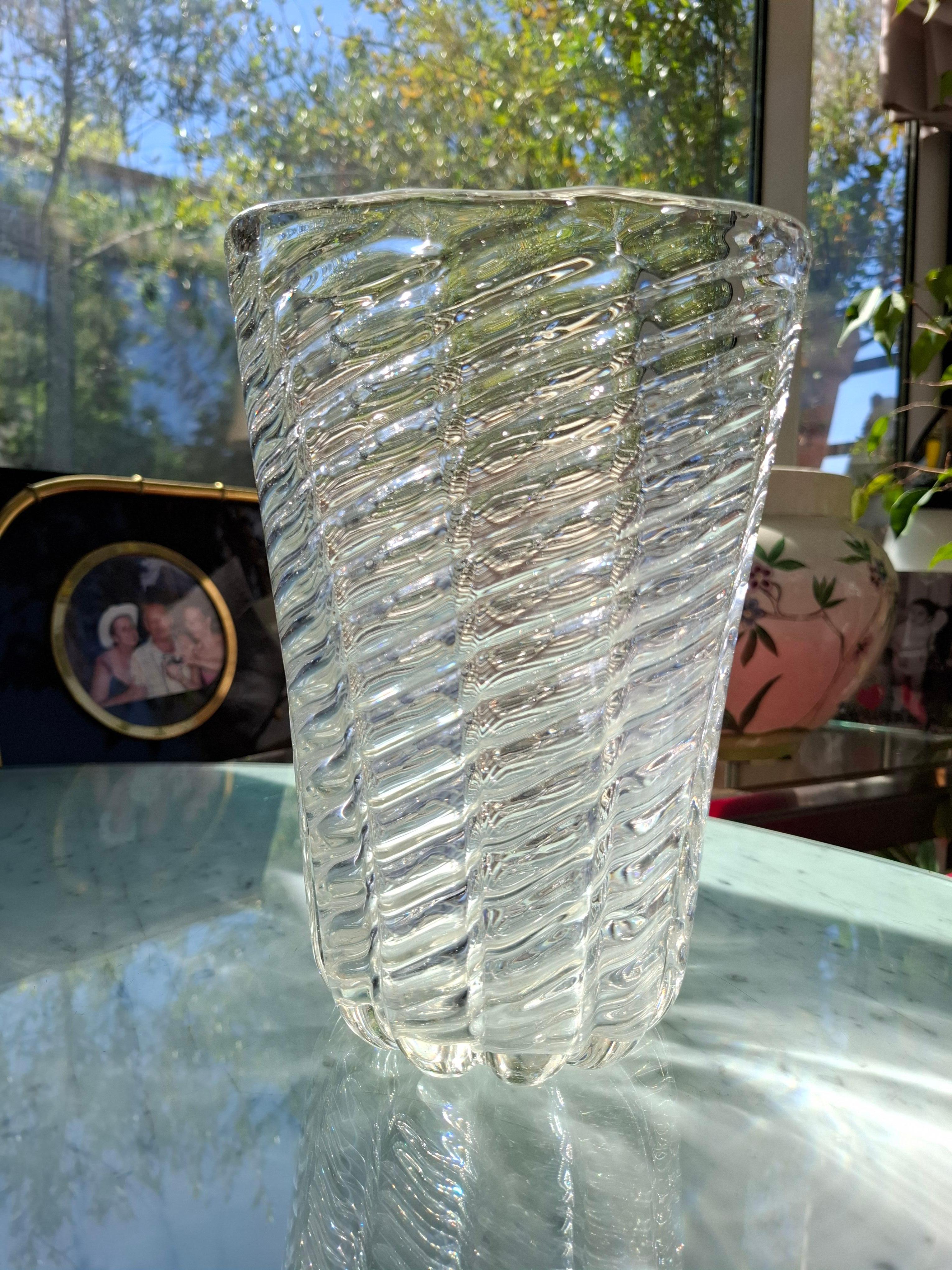 Altro Venini Vaso Vetro di Murano 1950 Italia in vendita