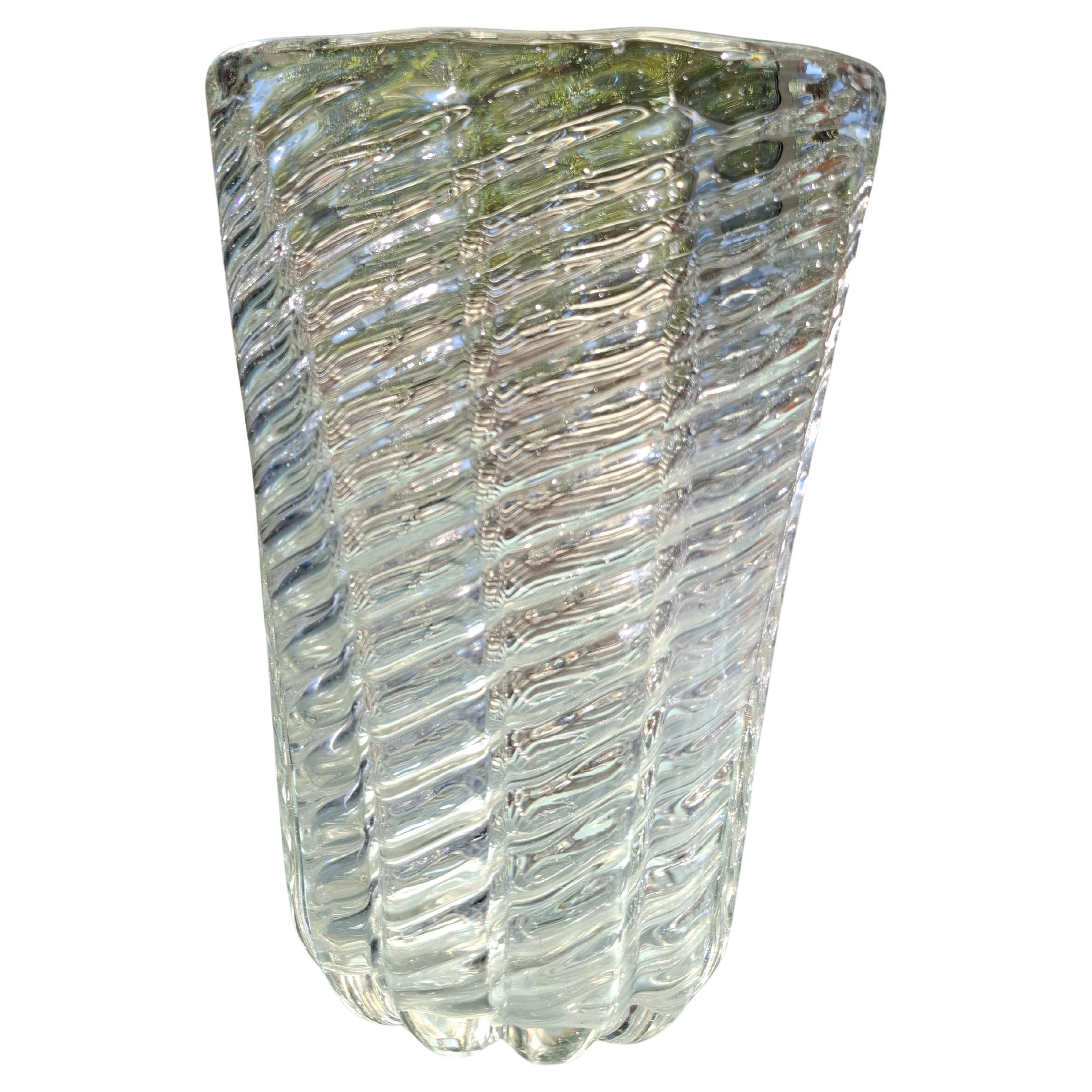 Venini Vaso Vetro di Murano 1950 Italia