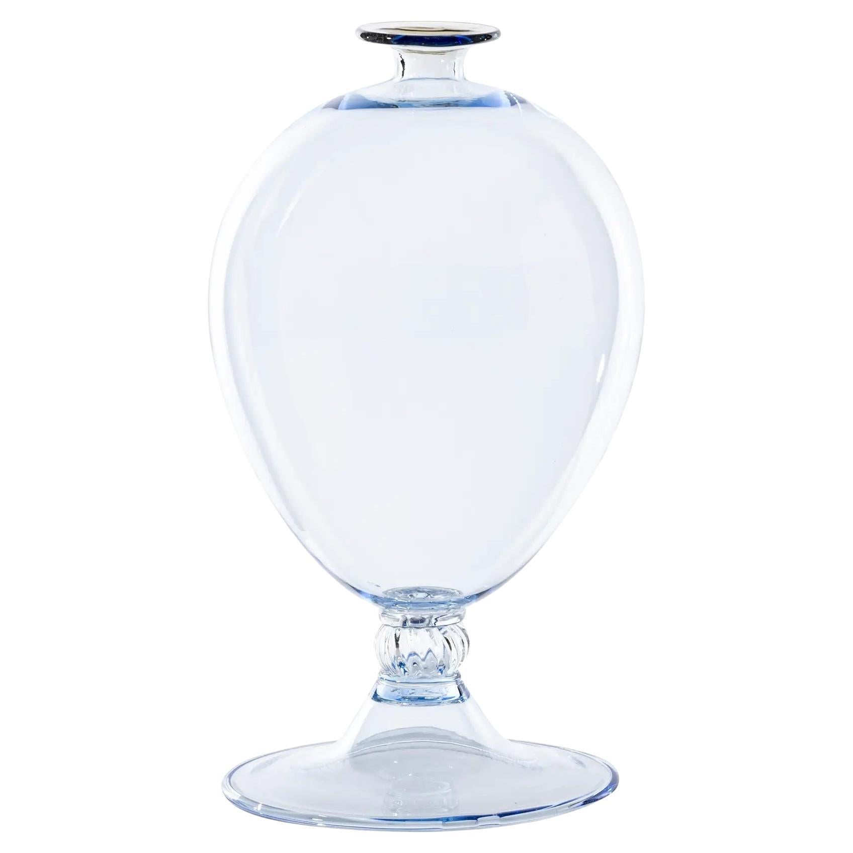 Venini Veronese 600.01 Glass Vase, Iceberg - Design Vittorio Zecchin - Damiani
