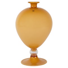 VENINI Veronese 90° Anniversario, vetro ambrato, edizione limitata 13/90, anno 2011