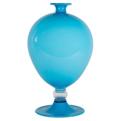 VENINI Veronese 90º Aniversario Aguamarina y Cristal Blanco piezas 13/90 año 2011