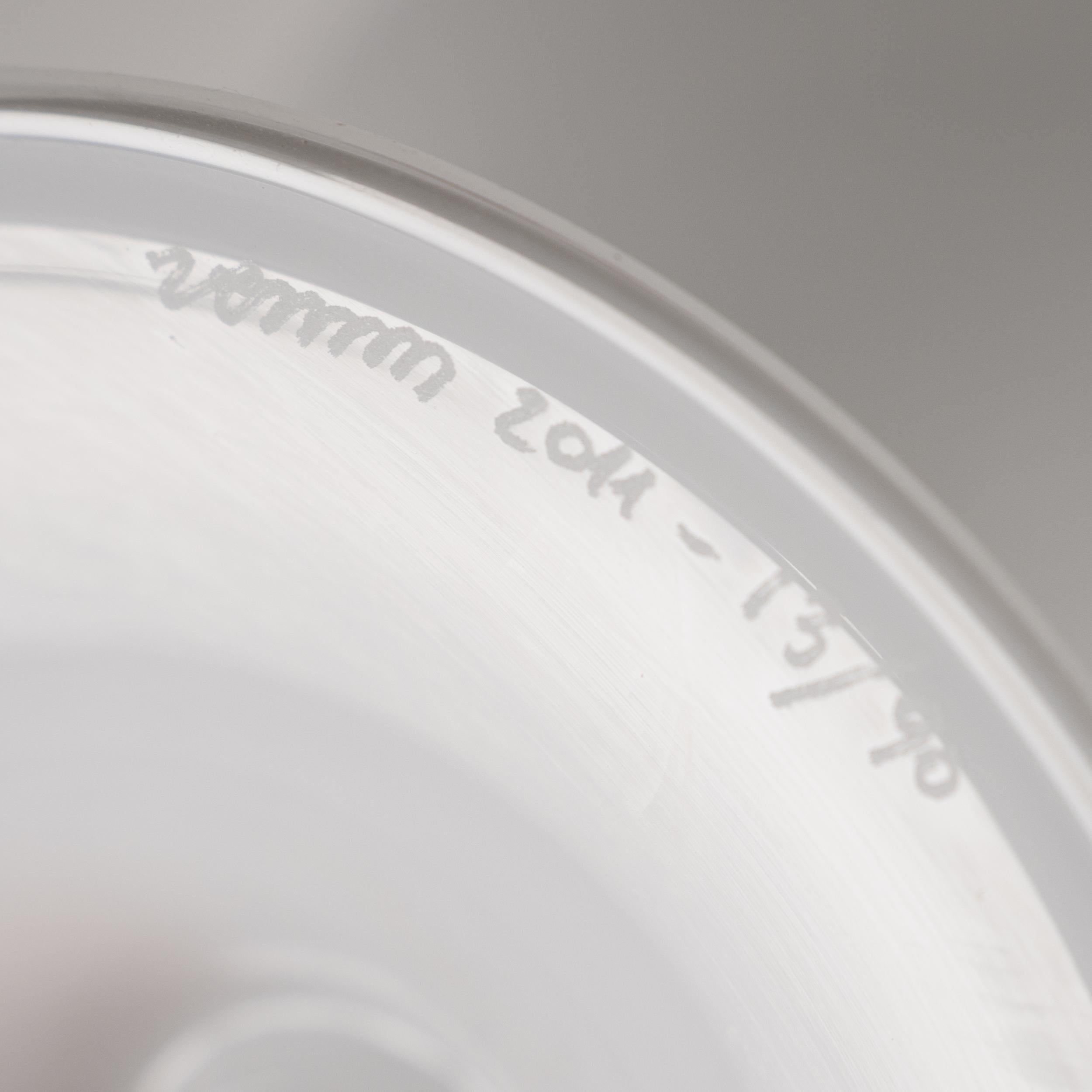 italien VENINI Veronese 90th Anniversary Verre blanc Edition limitée 13/90 année 2011 en vente