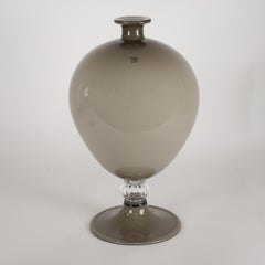 Venini Vaso veronese 90° Anniversario in vetro grigio Edizione limitata 13/90 anno 2011