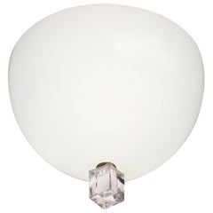 Venini Victor P Ceiling Light in Milk-White, Crystal