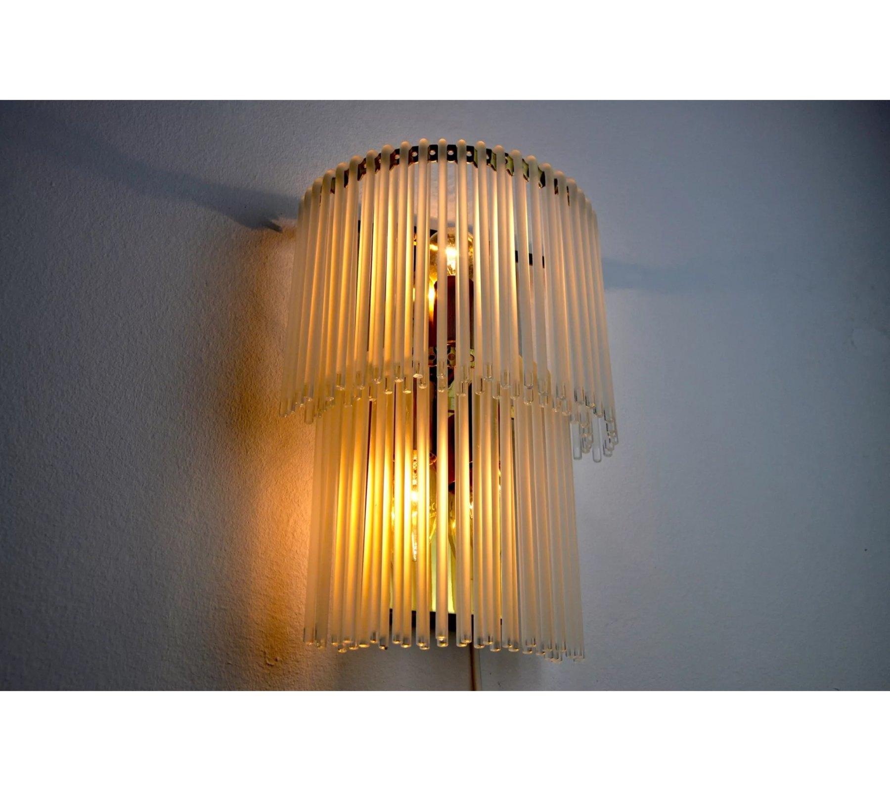 Venini wall lamp, 1970, Italy For Sale 1