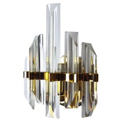 Venini Wall Light in Murano Glass Italy, 1970