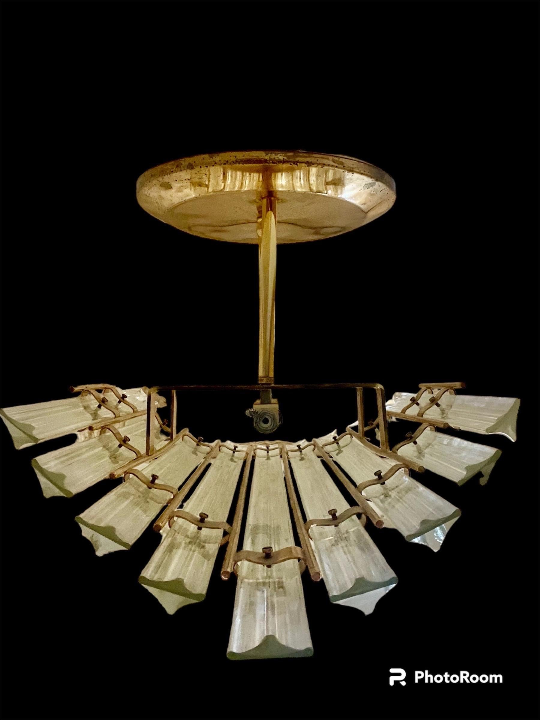 Fin du 20e siècle Venini Lights Verre cyrstal Murano  , Italie 1980 en vente