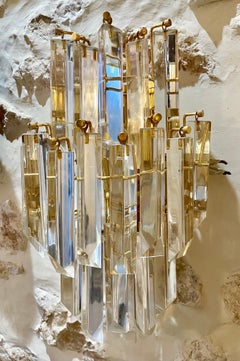 Venini Wall Lighting Glass Murano 3 levels , Italy, 1980