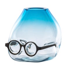 Venini Where Are My Glasses 777.50 Glass Vase, Acquamare – Ron Arad - Damiani