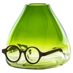 Venini Where Are My Glasses 777.50 Glass Vase, Erba - Ron Arad - Damiani