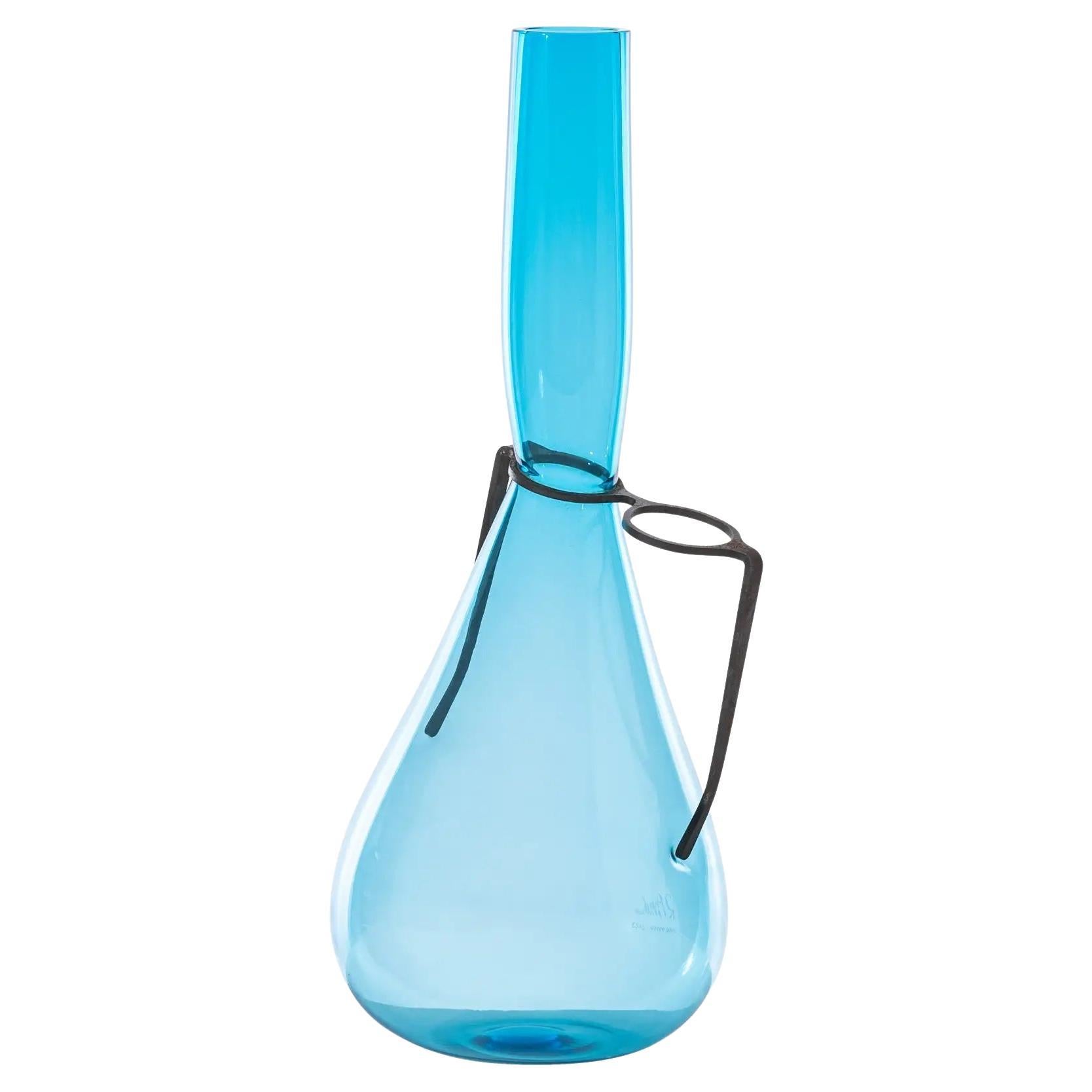 Venini Where Are My Glasses 777.51 Jarrón de cristal, Acquamare - Ron Arad - Damiani en venta