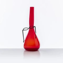 Venini Where Are My Glasses 777.51 Glass Vase, Red - Ron Arad - Damiani