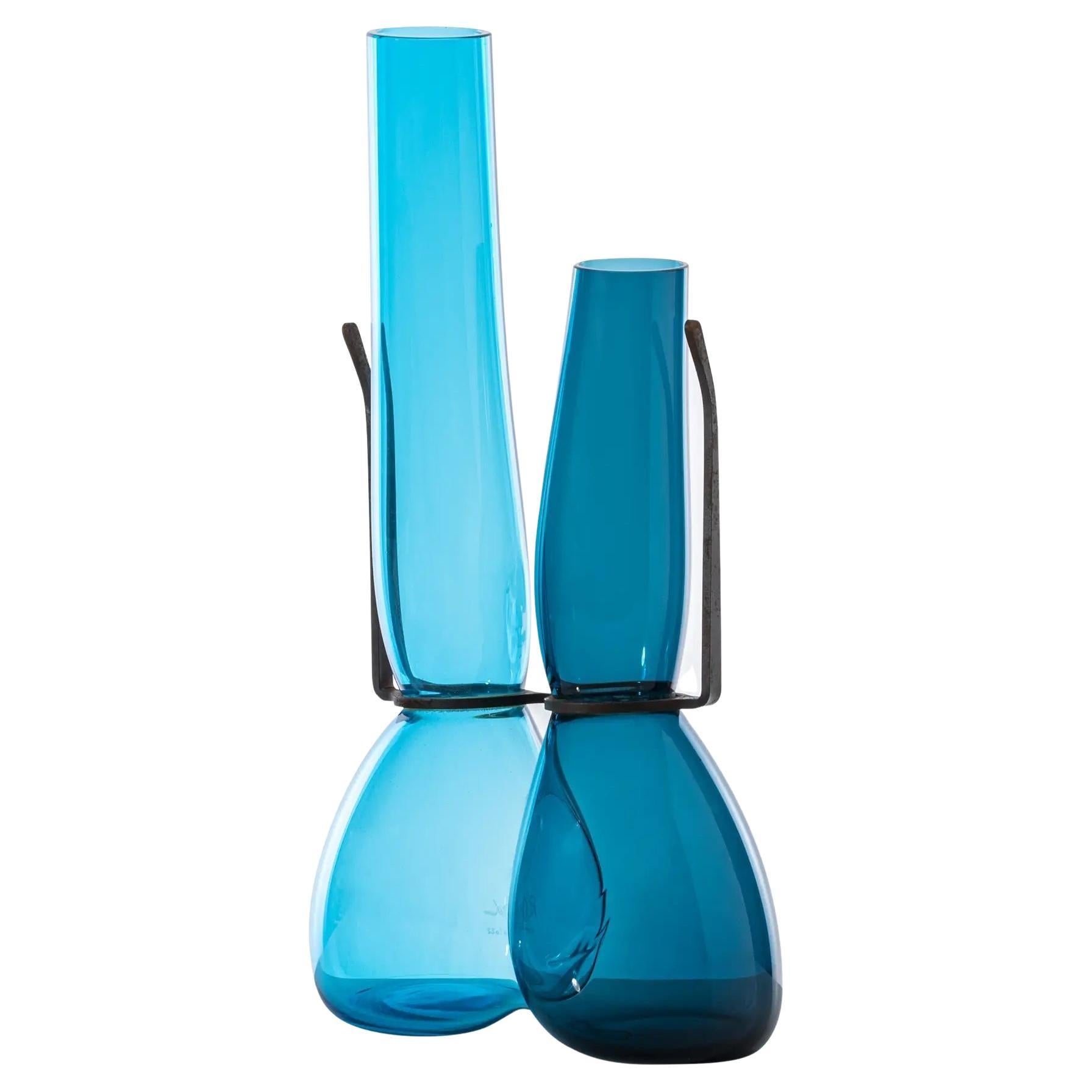 Venini Where Are My Glasses 777.52 Vase, Orizzonte & Acquamare Ron Arad Damiani in vendita