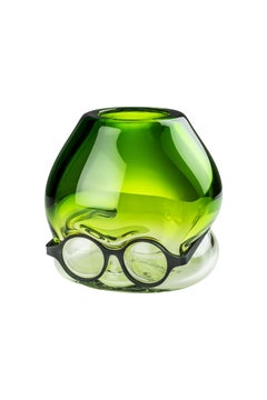 Venini 'Dove sono i miei bicchieri? Vaso in vetro in Greene & Greene di Ron Arad