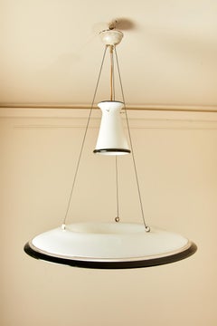 Venini, white opaline luster, black glass, circa 1960, Italy.