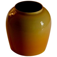 Venini Yellow Vase, Italy, 1970