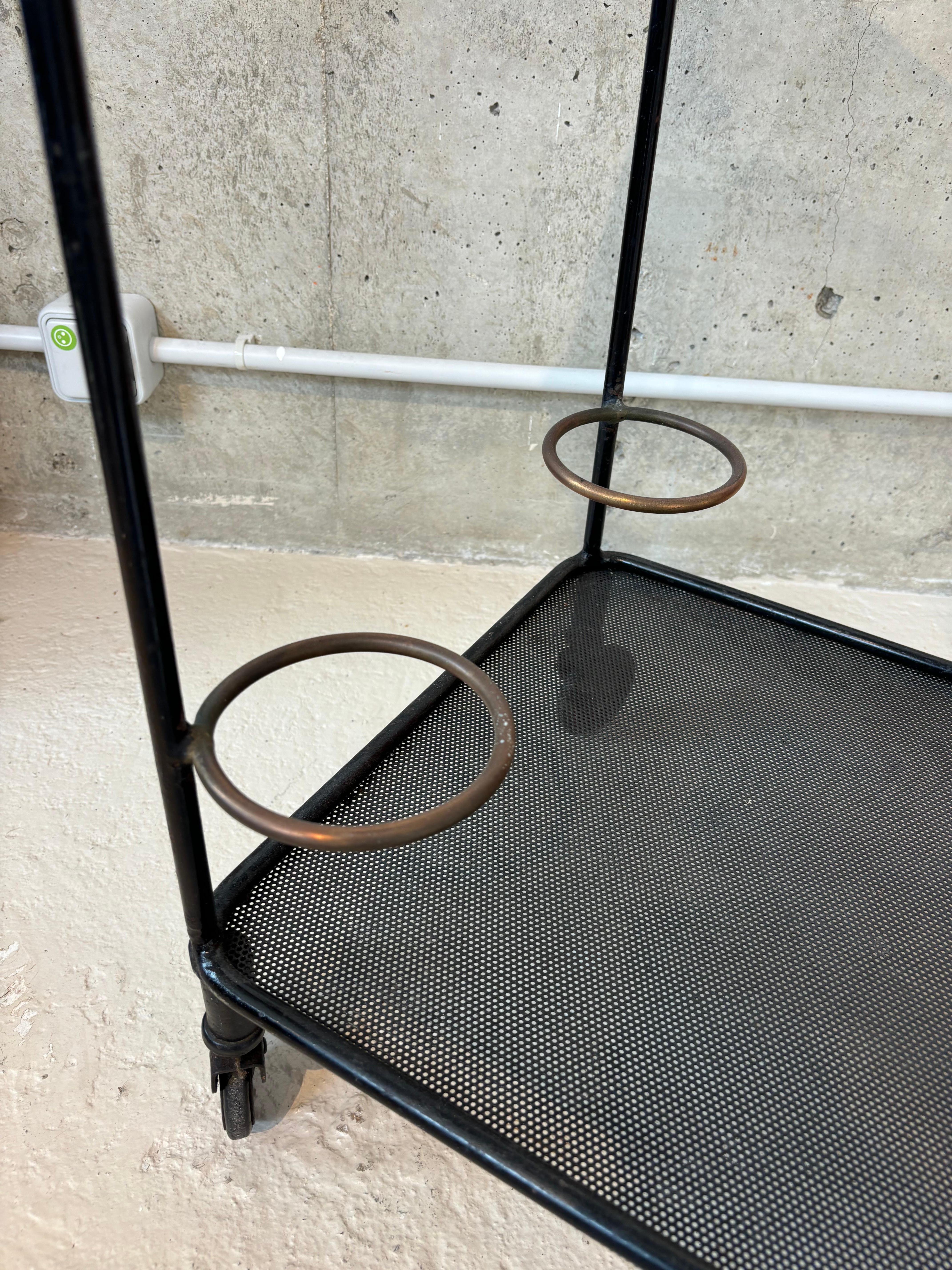 Venise serving table by Mathieu Matégot For Sale 3