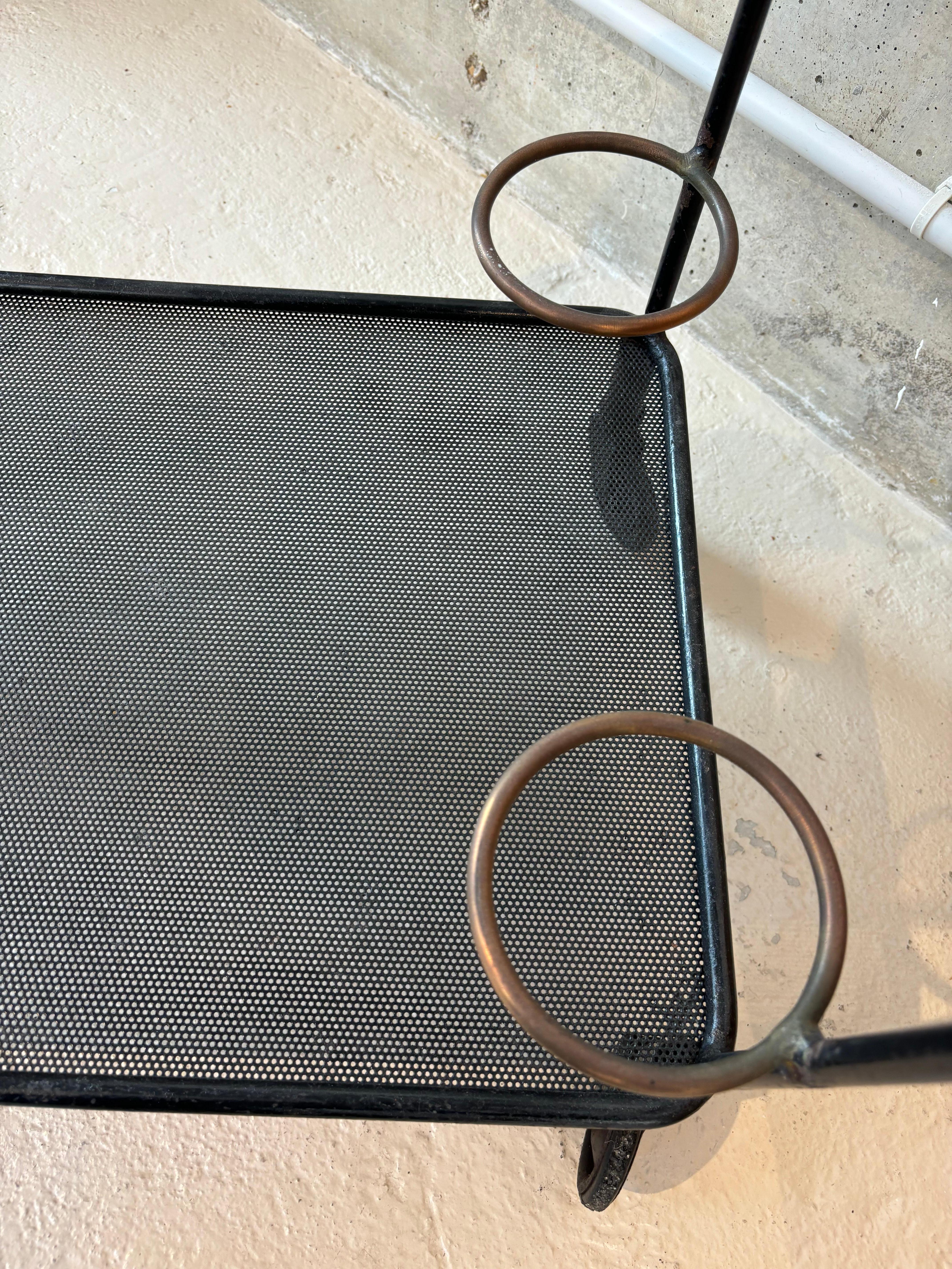 Venise serving table by Mathieu Matégot For Sale 10