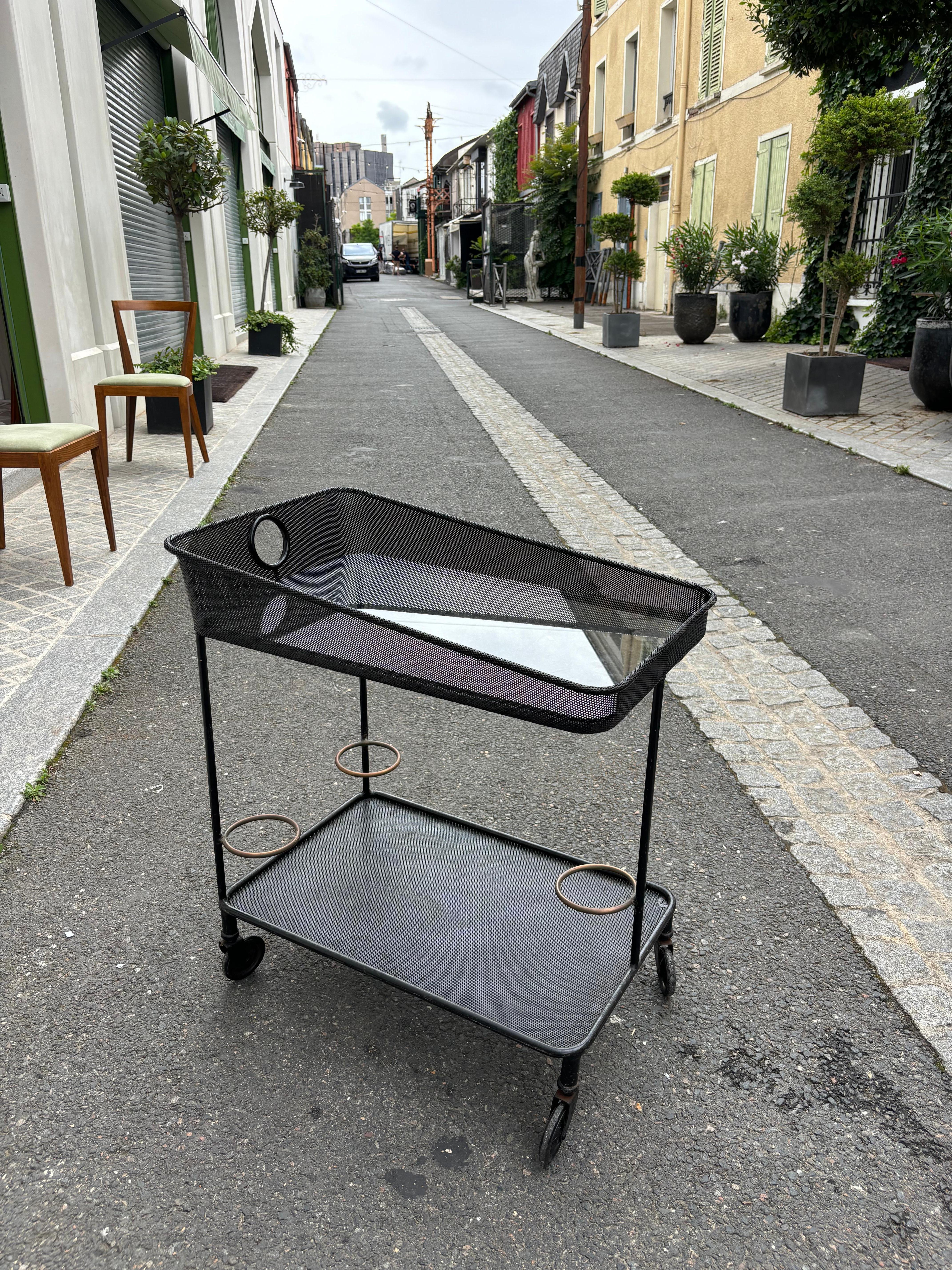 Venise serving table by Mathieu Matégot For Sale 11