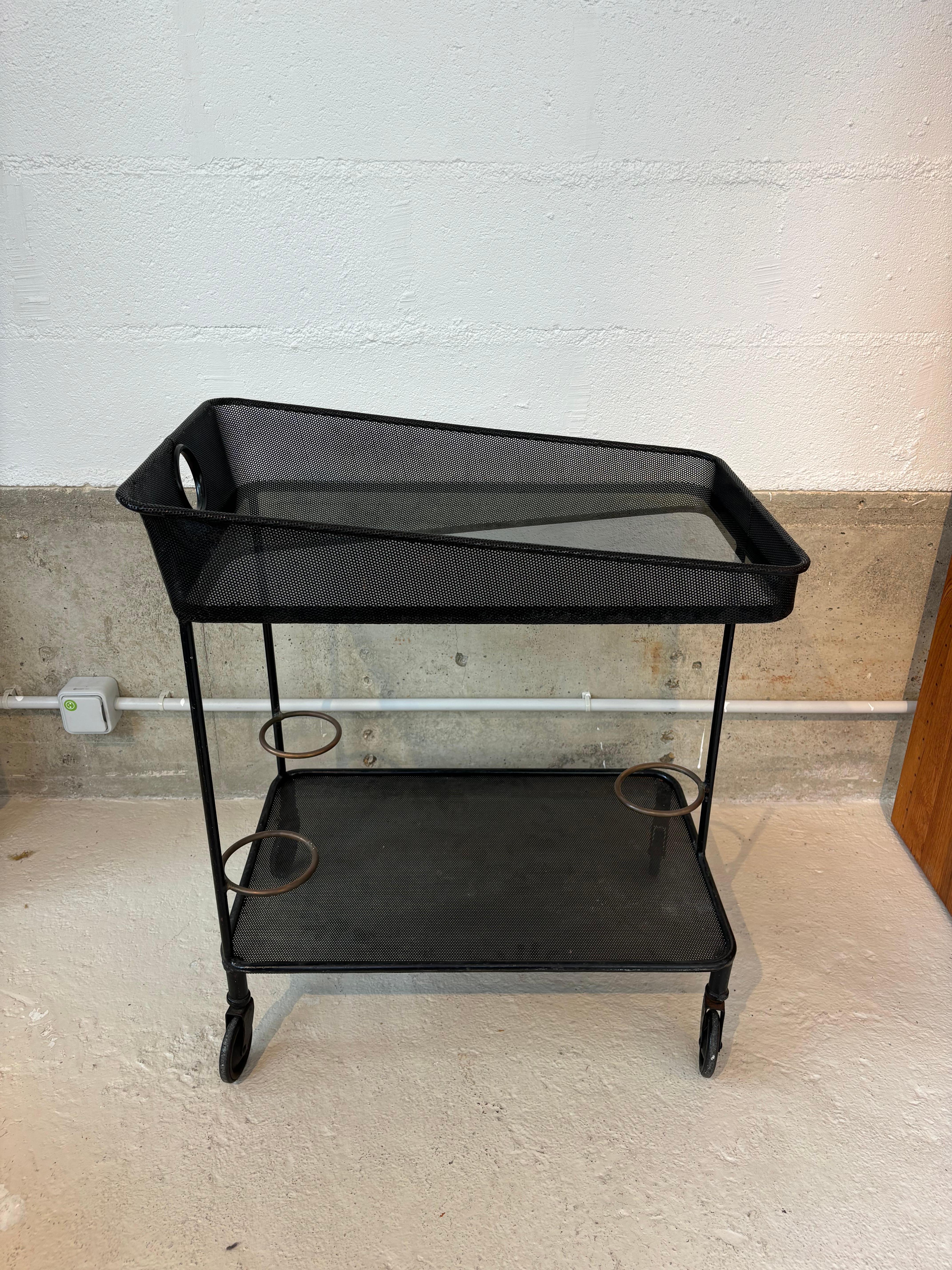 Mid-20th Century Venise serving table by Mathieu Matégot For Sale