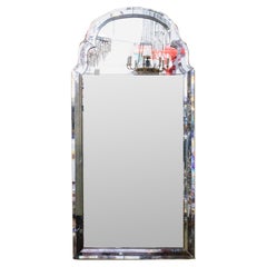 Venitian Arched-Top Mirror with Beveled Frame
