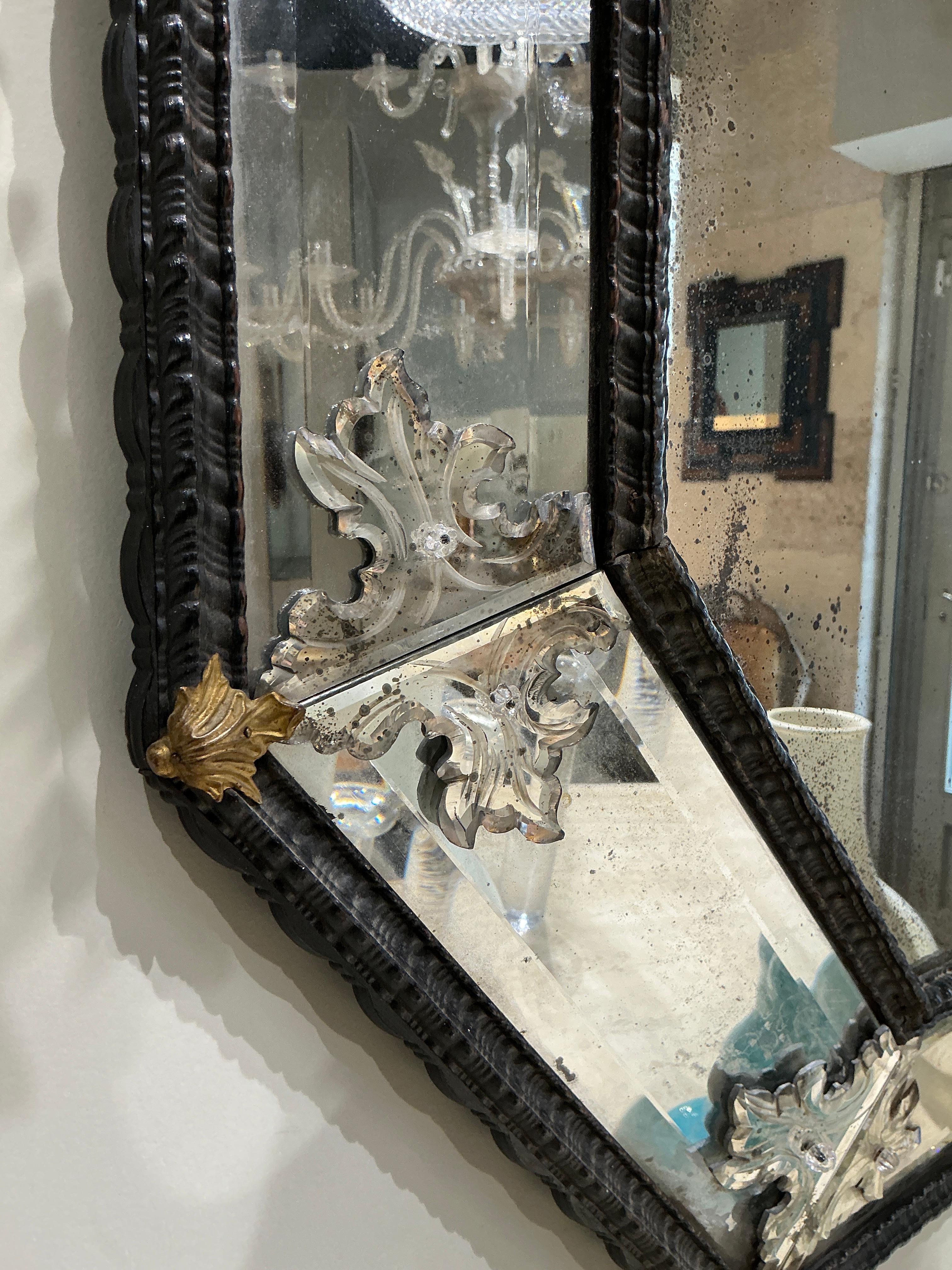 italien Miroir Vénitien A.I.C. en vente