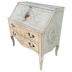 Venitian style Secretary desk with drop front