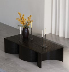 Venn Coffee Table by Hermhaus: Colorful Lacquered Wood Veneer