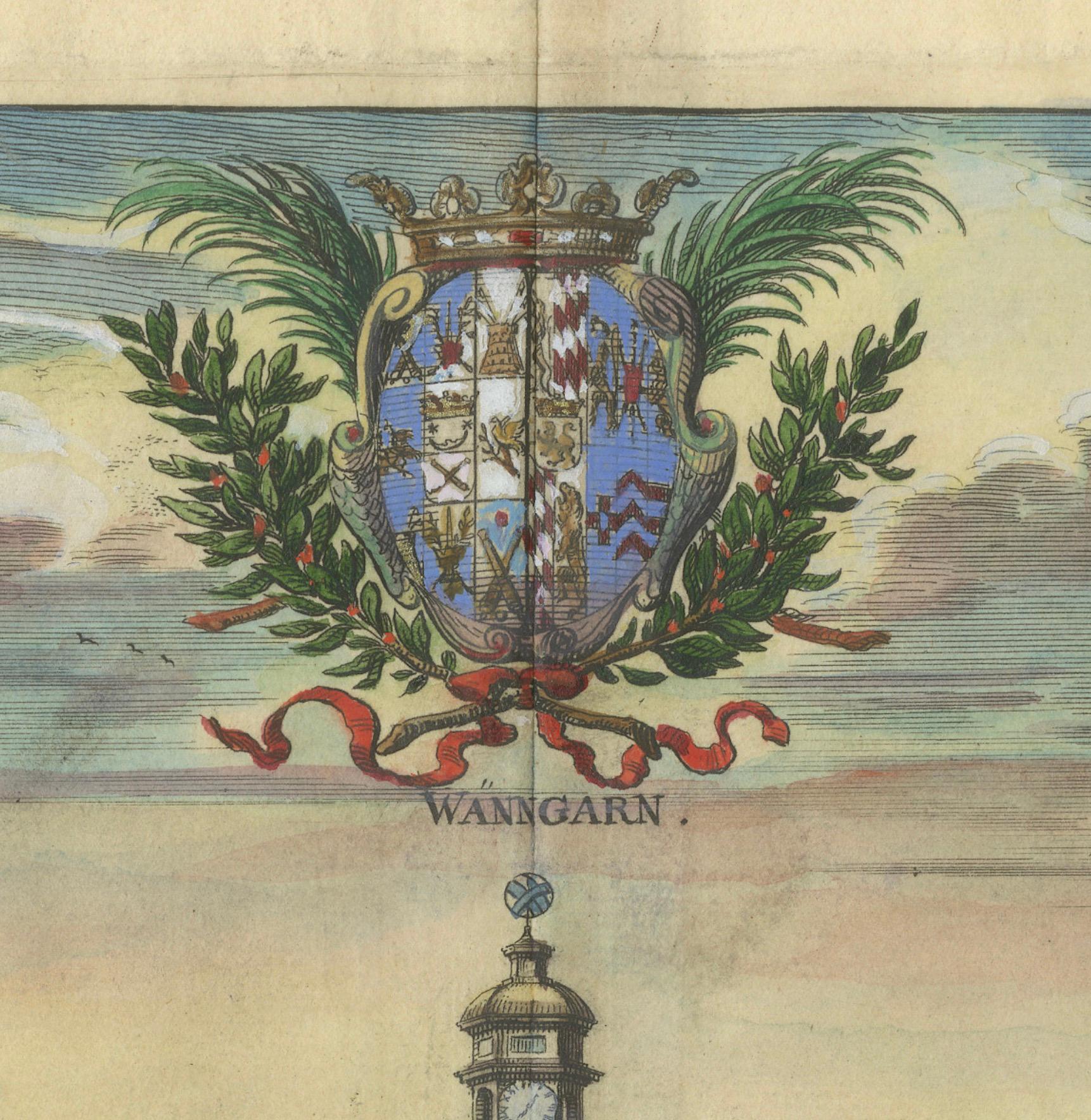 Venngarn Castle, Uppland in Schweden: Ein Meisterwerk von Dahlbergh und Swidde, um 1695 (Papier) im Angebot